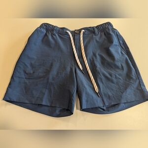 Chubbies Everywear elastic Stretch Hybrid Short 6" Large Mens Blue Shorts